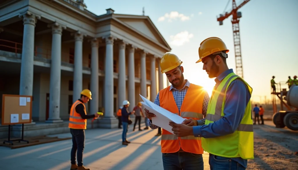 Construction workers on a federal project – Contractors must comply with Davis-Bacon Act wage requirements on federally funded jobs.