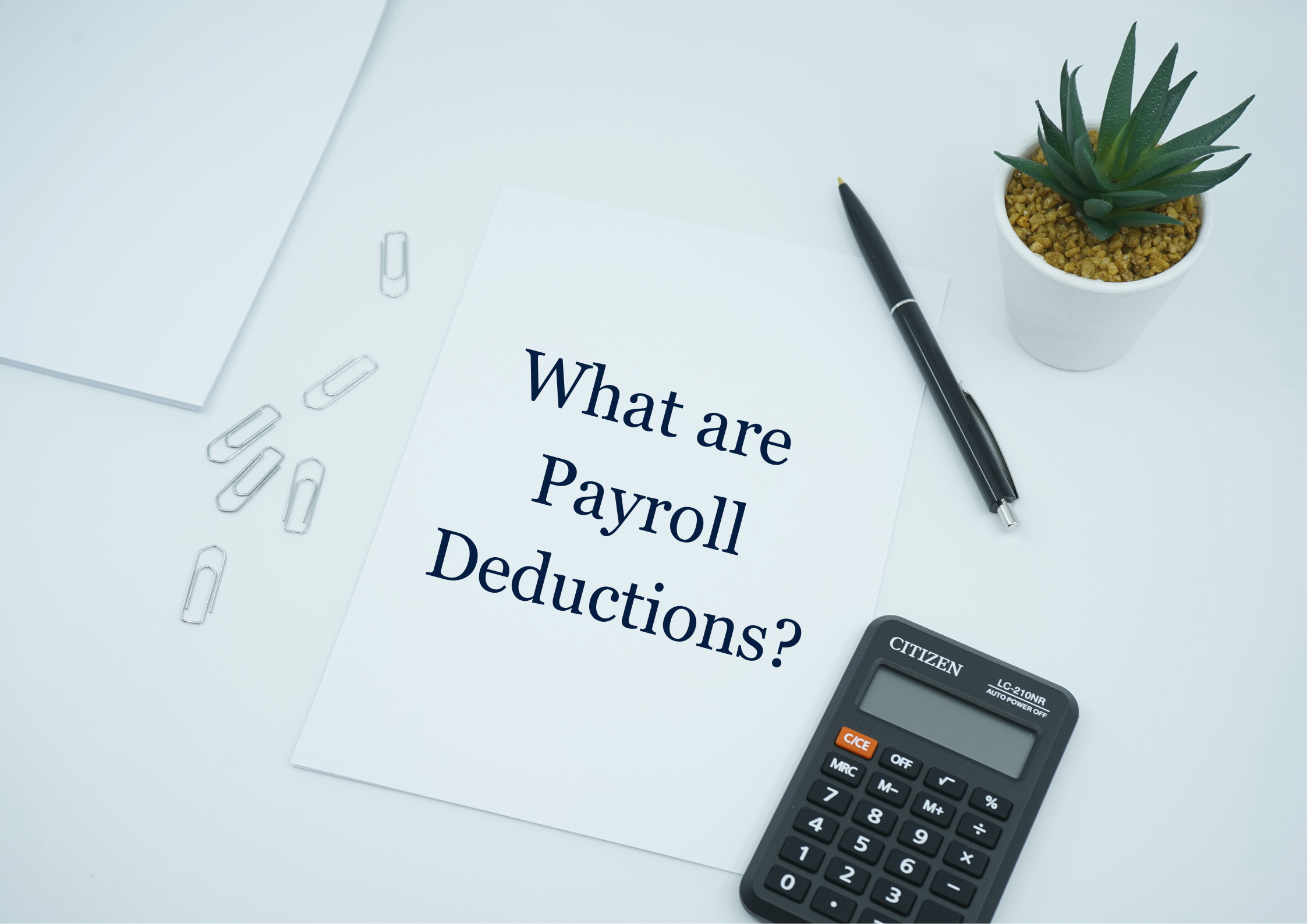 WHAT ARE PAYROLL DEDUCTIONS Prevailing Wage Consulting LLC