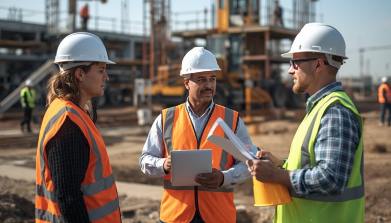 Contractor reviewing labor classification and worker duties for a Davis-Bacon public works project.