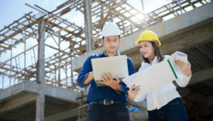 Contractors reviewing HUD Section 3 compliance requirements and labor-hour documentation before starting a HUD-funded project.
